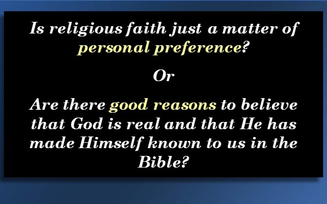 Quote on slide on faith and reason