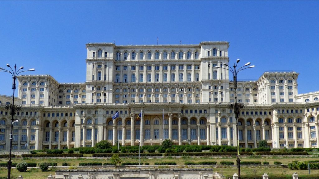 Romanian Parliament in Bucharest