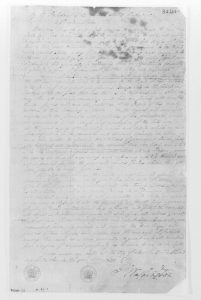 Image of Washington's Thanksgiving Proclamation
