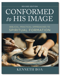 Cover of book Conformed to His Image, revised edition, who chapter on warfare spirituality is a useful text for answering the question pornography addiction is there hope
