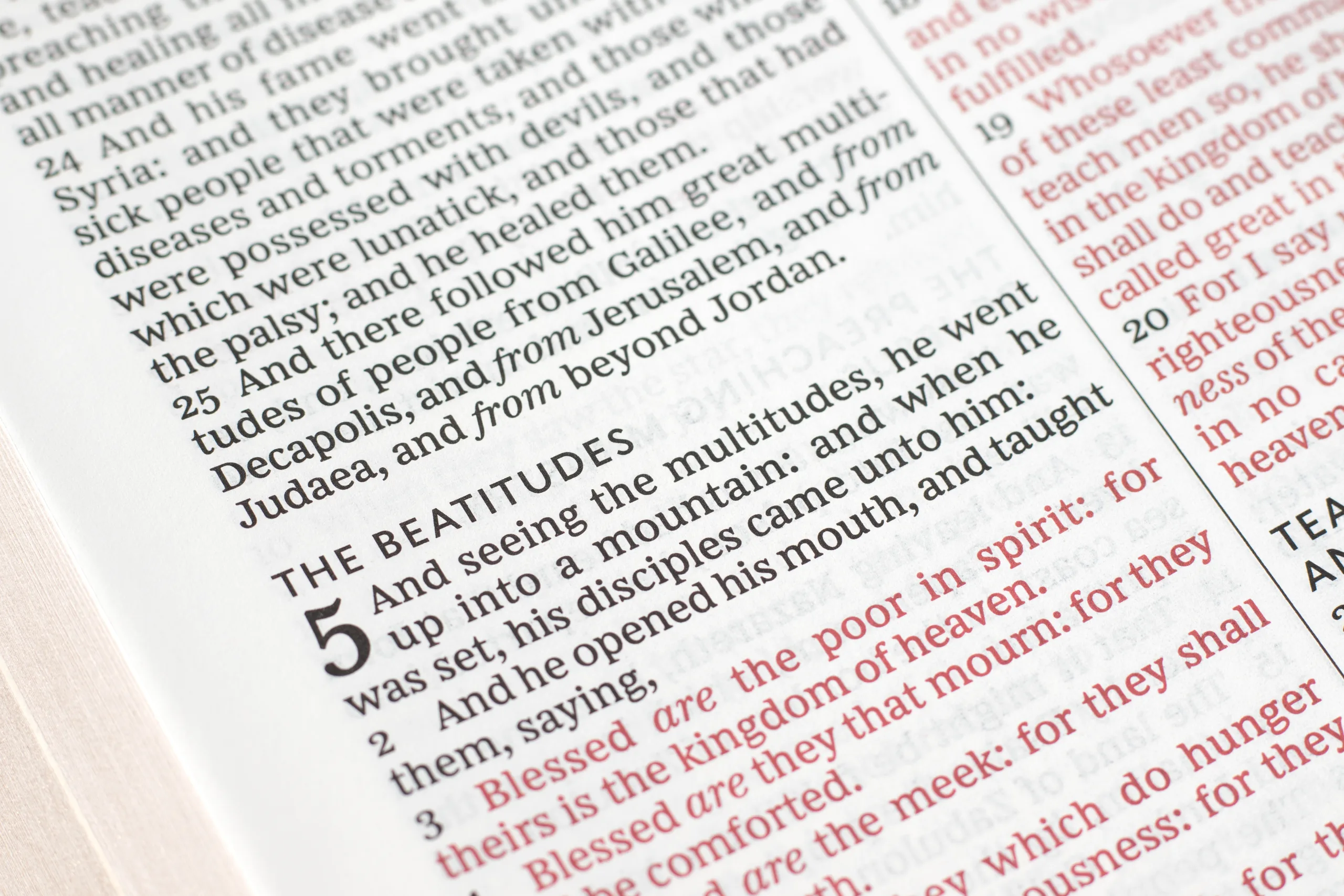 Sermon on the Mount (04): The Beatitudes